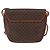 Céline Celine Vintage Macadam Shoulder Bag Canvas and Leather Brown - view 2