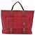 Chloé Borsa tote vintage in pelle Chloe Rosso