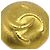 Chanel Vintage CC Round Clip-On Metal Small D'oro - vista 3