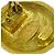 Chanel Vintage CC Round Clip-On Metal Small D'oro - vista 4
