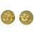 Clip Chanel CC in metallo D'oro