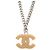 Pendente Chanel Vintage CC in metallo Argento - vista 2