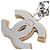Pendente Chanel Vintage CC in metallo Argento - vista 4