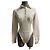 Body Alaïa de viscose creme Cru