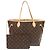 Borsa tote Louis Vuitton Neverfull MM Monogram Rose Beige Monogramma