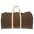 Borsa Boston Keepall 55 Monogram Louis Vuitton Marrone Monogramma