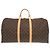 Borsa Boston Keepall 55 Monogram Louis Vuitton Marrone Monogramma - vista 2