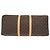 Borsa Boston Keepall 55 Monogram Louis Vuitton Marrone Monogramma - vista 3