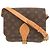 Borsa a Spalla Monogram Cartesiere 22 di Louis Vuitton Marrone Monogramma