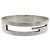Bracciale intagliato in argento 925 con logo G di Gucci