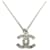 Collana Chanel Coco Mark C12V Argento - vista 3