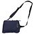 Borsa a spalla in nylon Balenciaga Nero Blu navy - vista 5