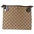 Borsa a Spalla GG Canvas Gucci Beige Argento 120841 Auth ep10981 - vista 4