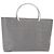 CHANEL Choco Bar Handtasche aus Lammleder Grau Silber CC Auth bs30369 Braun