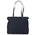 Borsa Tote PRADA in nylon blu navy argento autentica bs30571 - vista 13
