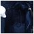 Borsa Tote PRADA in nylon blu navy argento autentica bs30571 - vista 23