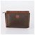 Céline Borsa a Spalla in Tela Macadam CELINE PVC 5 Set Marrone Auth ki6106 - vista 18