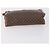 Céline Borsa a Spalla in Tela Macadam CELINE PVC 5 Set Marrone Auth ki6106 - vista 21