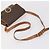 Céline Borsa a Spalla in Tela Macadam CELINE PVC 5 Set Marrone Auth ki6106 - vista 25