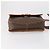 Céline Borsa a Spalla in Tela Macadam CELINE PVC 5 Set Marrone Auth ki6106 - vista 26