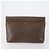 Céline Borsa a Spalla in Tela Macadam CELINE PVC 5 Set Marrone Auth ki6106 - vista 9