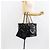 CHANEL Triple Coco Kette Tote Tasche aus Lackleder Schwarz Silber CC Auth 146826 - Ansicht 22