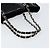 CHANEL Triple Coco Kette Tote Tasche aus Lackleder Schwarz Silber CC Auth 146826 - Ansicht 7