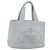 PRADA Piccola Borsa Tote in Pelle Forata Grigia Oro Auth bs30580 Marrone D'oro