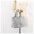 PRADA Piccola Borsa Tote in Pelle Forata Grigia Oro Auth bs30580 Marrone D'oro - vista 23
