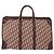 Borsa Boston in tela Trotter Christian Dior Rossa Argento Auth 150750 - vista 3