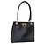Borsa Tote Gancini in pelle nera e oro Salvatore Ferragamo Auth 149270 Nero D'oro