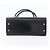 Borsa Tote Gancini in pelle nera e oro Salvatore Ferragamo Auth 149270 Nero D'oro - vista 9