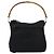 Bamboo Borsa a mano GUCCI in nylon e pelle nera argento 000 2404 0509 Auth ep11486 Nero - Ansicht 2