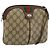 Borsa Gucci GG Supreme Web Sherry Line PVC Beige Oro 904 02 047 Auth bs30496 D'oro