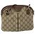 Borsa Gucci GG Supreme Web Sherry Line PVC Beige Oro 904 02 047 Auth bs30496 D'oro - vista 3