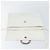 Céline Borsa a Spalla in Pelle Bianca Argento Auth 142865 Bianco - vista 10