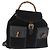 Bamboo Zaino in Bambù GUCCI Camoscio Nero Oro 003 2058 016 Auth BA5937 D'oro