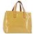 LOUIS VUITTON Monogram Vernis Reade PM Hand Bag Beige M91334 LV Auth BA6262