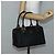 Borsa Boston MCM Logogram Vicetos PVC Nero Oro Auth am9026 D'oro - vista 22
