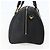 Borsa Boston MCM Logogram Vicetos PVC Nero Oro Auth am9026 D'oro - vista 4