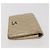 CHANEL Cartera Larga Matelassé de Piel de Cordero Oro CC Auth 143008 Dorado - vista 4