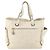 CHANEL Paris Biarritz GM Sac Tote Toile Enduite Blanc Argent CC Auth 142940 Argenté - vue 13