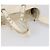 CHANEL Paris Biarritz GM Sac Tote Toile Enduite Blanc Argent CC Auth 142940 Argenté - vue 7