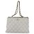 Borsa a tracolla a catena CHANEL Wild Stitch in pelle d'agnello Bianco Oro CC Auth BA6359 D'oro - vista 13