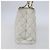 Borsa a tracolla a catena CHANEL Wild Stitch in pelle d'agnello Bianco Oro CC Auth BA6359 D'oro - vista 4