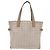 CHANEL Nuova Borsa Tote da Viaggio Nylon Beige Oro CC Auth 143978 D'oro - vista 2