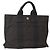 Hermès HERMES Borsa a Mano Her Line PM Tela Grigia Argento Auth 143972 Marrone