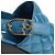 CHANEL Sandali con Tacco Matelassé in Pelle Blu CC Auth 139286M - vista 16