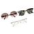 Occhiali da sole Ray-Ban Saint Laurent PRADA plastica metallo 3Set Marrone Auth 143377