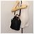 Borsa a mano in nylon Gucci Bamboo 2 in 1 nera argento autentica BA5354 Nero - vista 27